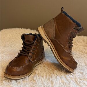 Austin Trading Co Kids Size 11 Brown Textile and Man Made Material Boots